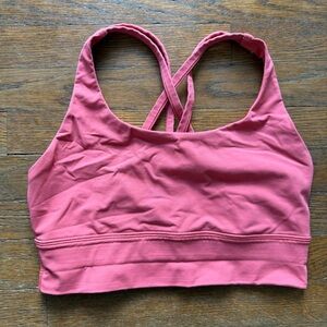 Lululemon Pink Crisscross Sports Bralette